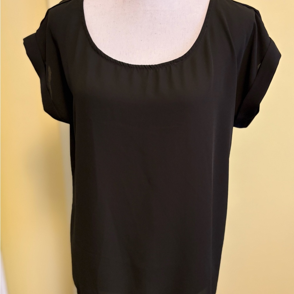 Wet Seal Classic Black Blouse